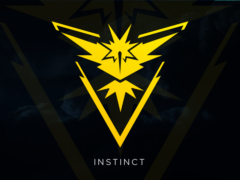 Instinct: Pokemon GO Team Logo Vector Download by Meritt ...