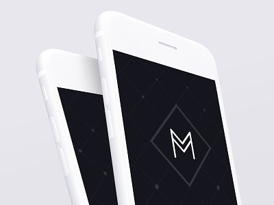 Monochrome - Minimal Mockups black device iphone meritt merittthomas minimal mockup mockups monochrome psd white