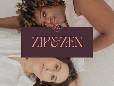 Zip & Zen Branding branding design logo typography vector