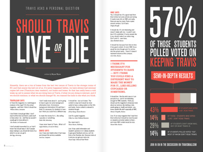 TRAVIS Magazine Layout editorial layout magazine travis
