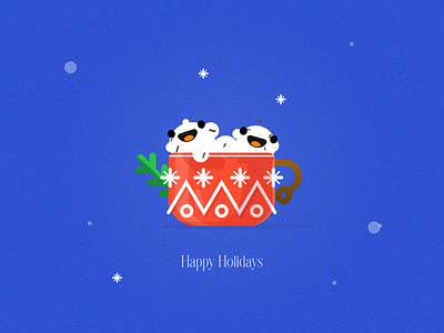 Christmas mug - Merry marshmallows art branding christmas cute design graphic design holiday icon illustration logo merry christmas ui ux vector vector design xmas