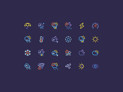 Weather icons set