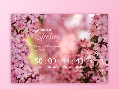 #DailyUI_014 Countdown Timer dailyui design ui web