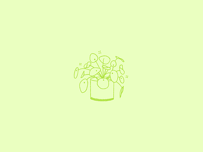 ILLUSTRATION | money plant design green illustration illustrator illustrator design illustrators lime green money plant plant plant illustration plant lady planter rebound spring