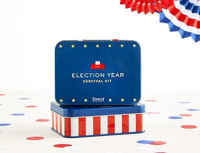 PACKAGING | election year survival kit—vote! americana election election 2020 election day i voted packaging riseupshowupunite typography vector vote vote2020 voter votes voting
