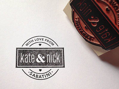 STAMP | Custom Wedding Rubber Stamp