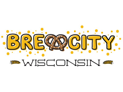 LETTERING | brewcity beer brewcity hand lettering illustration lettering milwaukee pretzel typography wisconsin