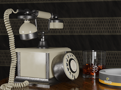 Vintage Mood blender blendercycles bourbon cohiba phone vintage