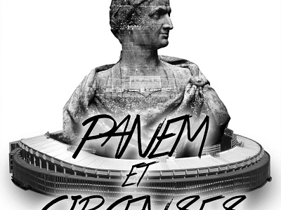 PANEM ET CIRCENSES double exposure photoshop