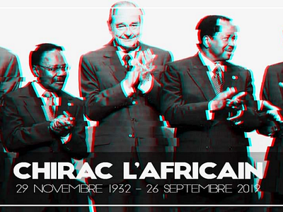 Chirac l'africain photoshop glitch