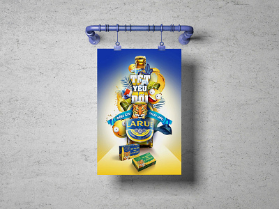 Key visual for New Year 2020 / Larue Beer banner design branding chinese new year graphic design manipulation new year poster design typhography