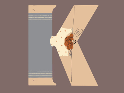 K animation design illustration typography