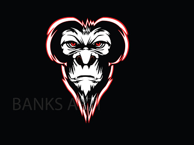 Gorilla,monkey logo africa animal animal logo art culture cultures gorrila head monkey