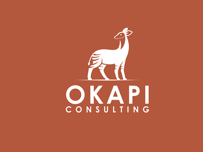 logo okapi consulting design logo logo design okapi simple logo vector