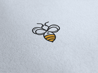 logo bee and home