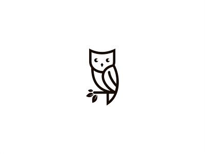 LOGO OWL LINE branding design illustrator line logo logo design logo mark logo owl logotype owls simple logo vector