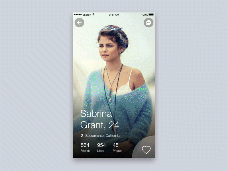 Daily UI #006 - User Profile