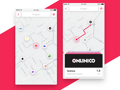 Daily UI #020 - Location Tracker challenge daily ui location map tracker ui