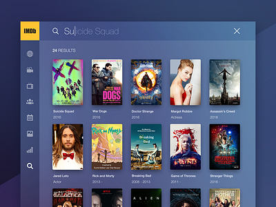 Daily UI #022 - Search challenge daily ui movies results search ui