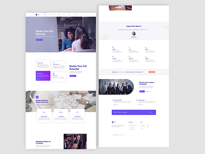 Business Landing Page business landing page graphic design minimal design minimal landing page product designer ui ux webpage design website