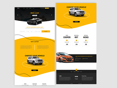 CarX Landing Page graphic design landing page landing page ui product design ui ui design ux design webpage website