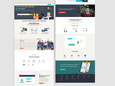 Learning Platform landing Page