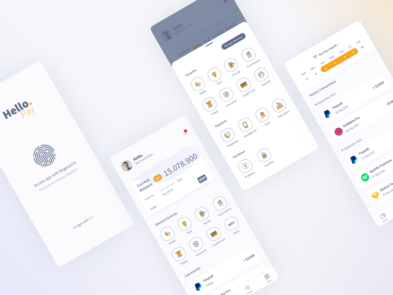 Finance mobile app by iPoet for Mkayo! on Dribbble