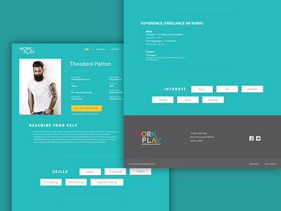 Profile - workplay profile ui uidesign ux web webdesign workplay