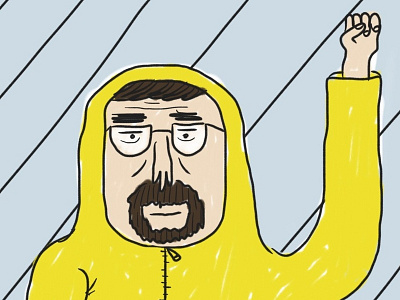 Day 15 - Weird Walter White 365 project breaking bad illustration