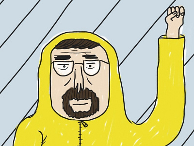 Day 15 - Weird Walter White by Bran Moats on Dribbble