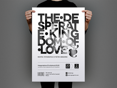 The Desperate Kingdom of Love art composition design exhibition graphic love manifesto photography poster poster art typography