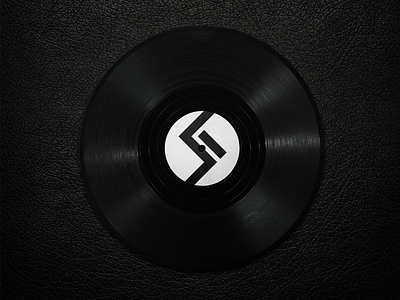 Solo Records black geometric logo leather logo logo design music music artwork record record label vinyl vinyl record
