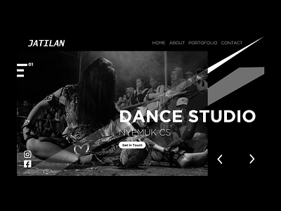 DANCE STUDIO branding dance digital icon setudio setudio typography ui ux web