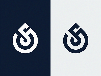 SG monogram logo design