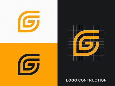 GC monogram logo design inspiration. app art branding design elegant flat icon illustration letter logo monogram logo simple