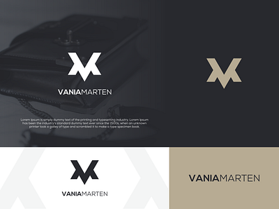 VM monogram logo design branding design elegant illustration initial letter logo initial logo letter logo logos monogram monogram logo simple vector