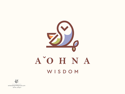 Owl logo design 3d animation bird branding design elegant graphic design illustration letter logo monogram logo motion graphics owl simple ui vector