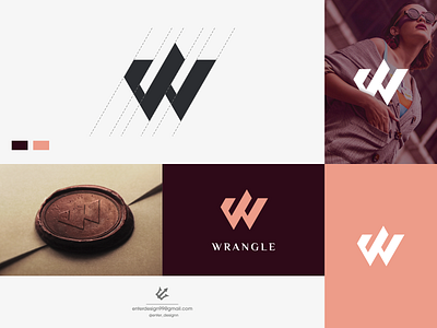 W Monogram logo design