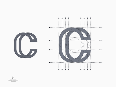 Leter C logo branding design elegant illustration letter logo monogram logo simple ui vector