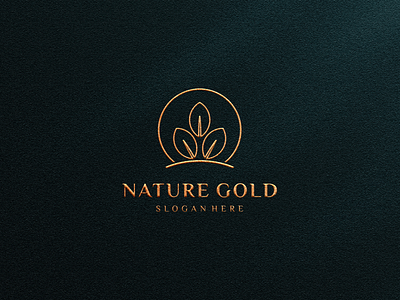 Nature Gold Logo Design