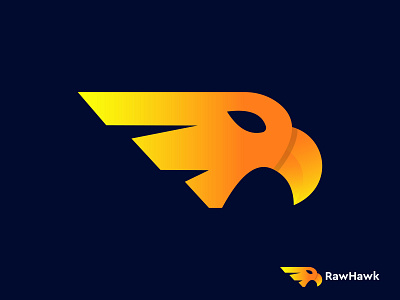 RawHawk Logo Design 3d logo abstract app bird branding creative design flat gradient hawk illustration illustrator logo logodesign logodesigner logotype minimalist modern raw vector