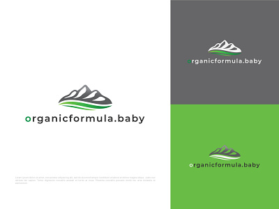 Logo Design for baby food company baby food baby logo branding design flat illustration logo logotype organic baby typography vector
