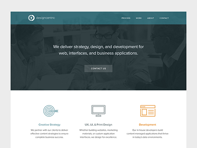 Single page design by Charlie Pratt on Dribbble