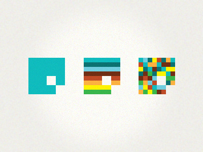 Working an identity identity illustrator logo mark pixelated pixels