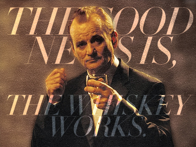 "The good news is..." bill murray bmad suntory