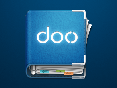 doo App Icon app binder doo.net icon mac paper photoshop