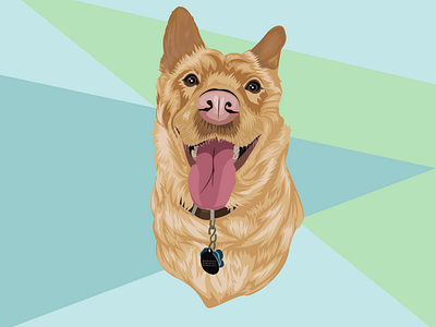 Dog Vector Portrait
