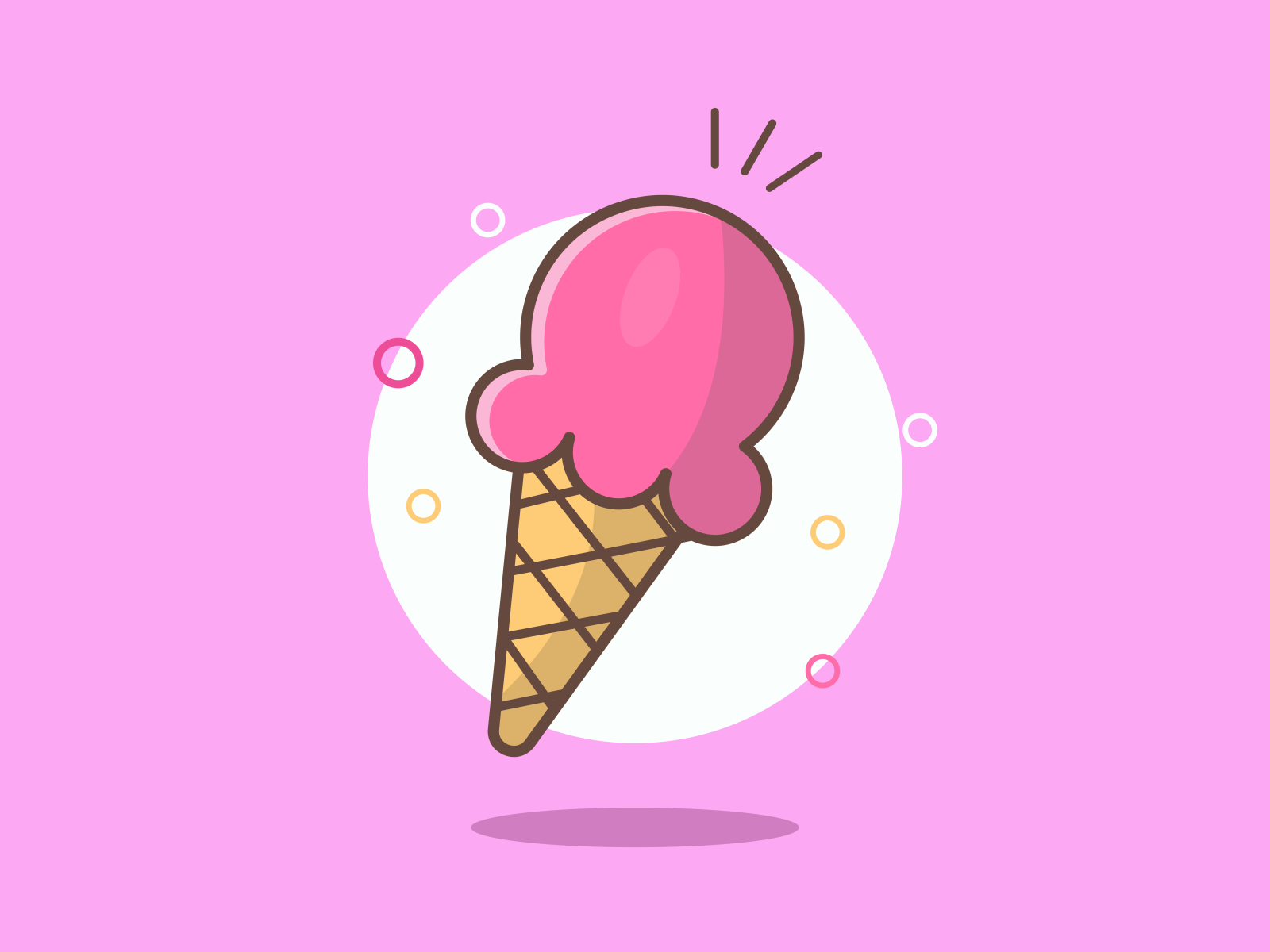 ice cream by Anuvab Sikder on Dribbble