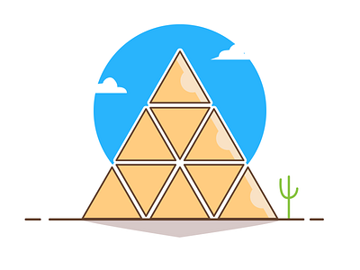 Rubik's Cube Pyraminx Pyramid by Anuvab Sikder on Dribbble