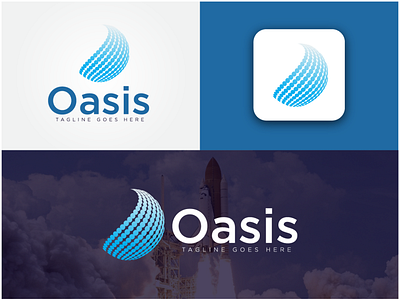 Oasis space travel logo idea